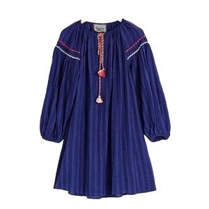 NWOT Anthropologie|Conditions Apply peasant dress, boho tassel - Medium